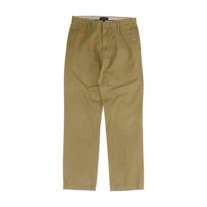 Khaki Straight Pants
