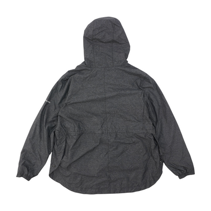 Charcoal Solid Rain Jacket