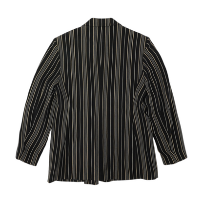 Black Striped Blazer