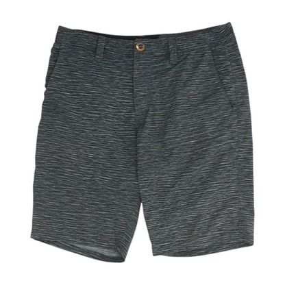 Charcoal Striped Chino Shorts