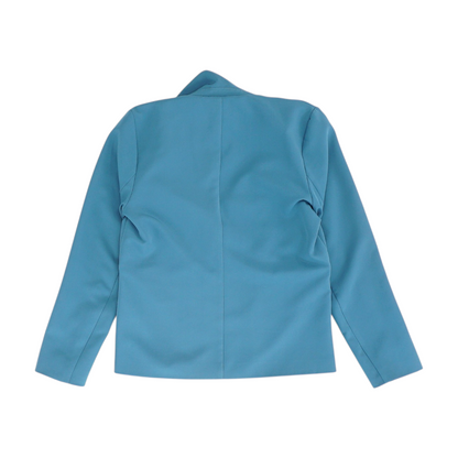 Blue Solid Blazer