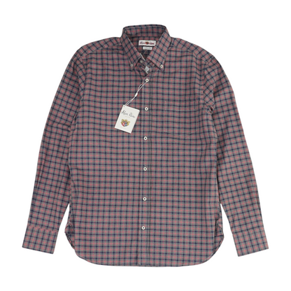 Pink Check Long Sleeve Button Down