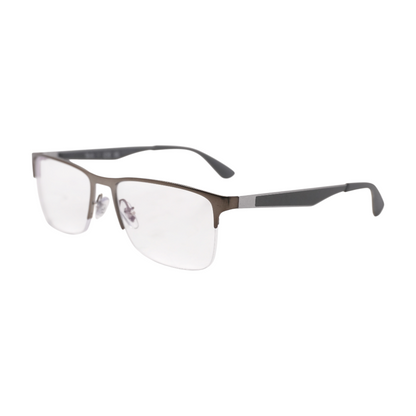 Gunmetal RB 6335 Browline Prescription Eyewear