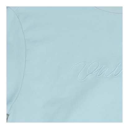 Ivory Embroidered Signature Crewneck