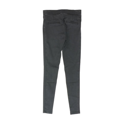 Black Solid Pants
