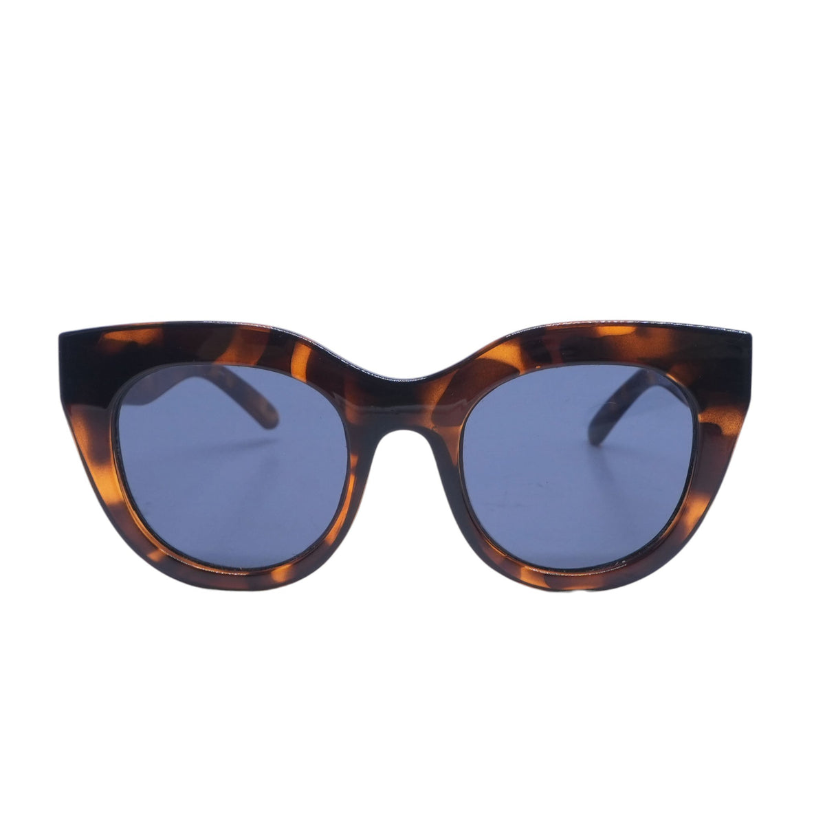 Brown Air Heart Cat Eye Sunglasses