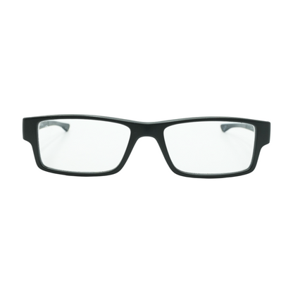 Black Rectangle Prescription Eyewear