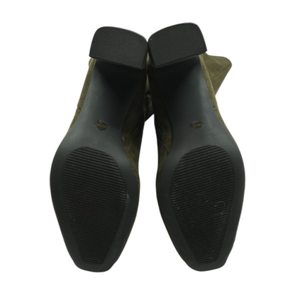 Olive Knee-High Boots