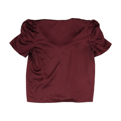 Burgundy Blouse