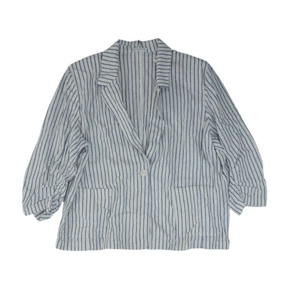 White Striped Blazer