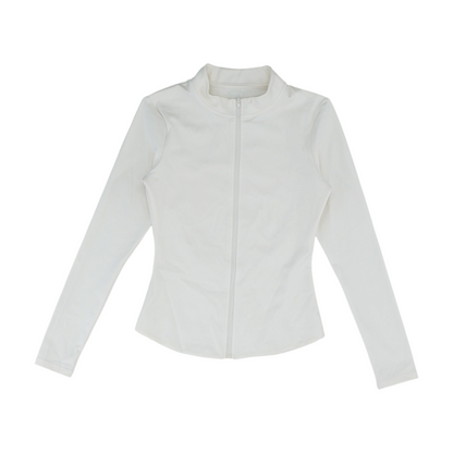 Ivory Solid Active Jacket