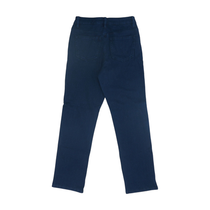 Navy Petite Straight Jeans