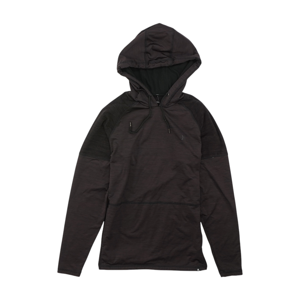Purple Solid Hoodie Pullover