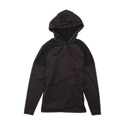 Purple Solid Hoodie Pullover