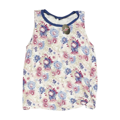 White Floral Blouse