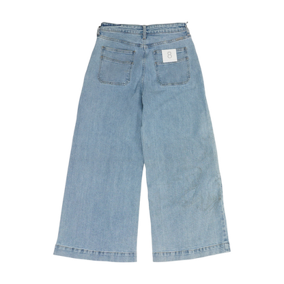 Blue Wide Leg Jeans