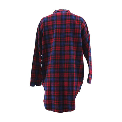 Multi Plaid Midi Dress