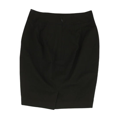 Black Solid Mini Skirt