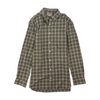 Gray Tall Plaid Long Sleeve Button Down