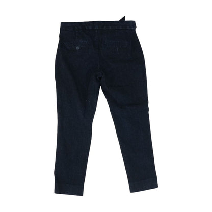 Blue Solid Chino Pants