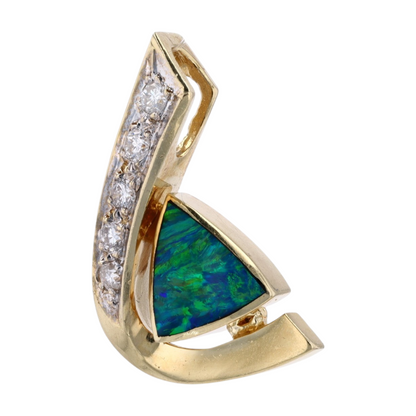 1/3 ctw 14K Yellow Gold Diamond Pendant