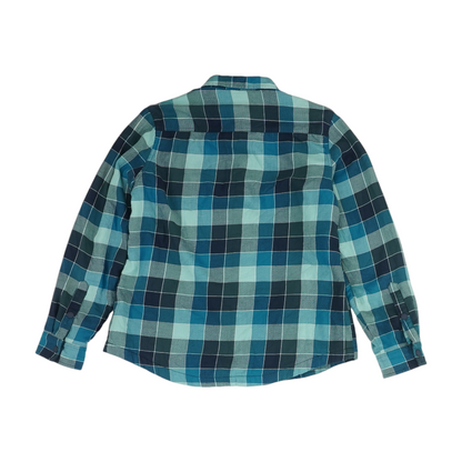 Blue Check Flannel Button Down