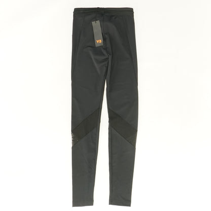 Black Solid Active Pants