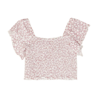 Pink Floral Blouse