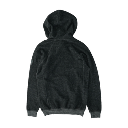 Gray Solid Hoodie Pullover