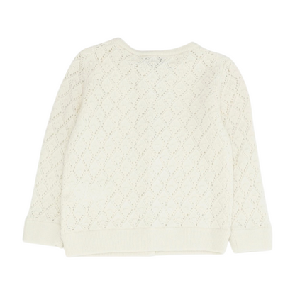 Cream Cardigan Sweater