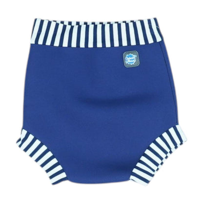 Navy Solid Swim Bottom