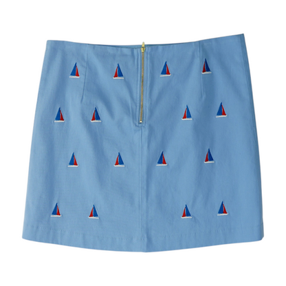 Blue Mini Skirt