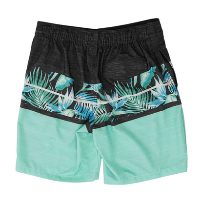 Green Color Block Swim Bottom