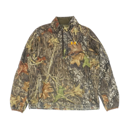 Gray Camo 1/4 Zip Pullover