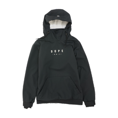 Black Solid Hoodie Pullover