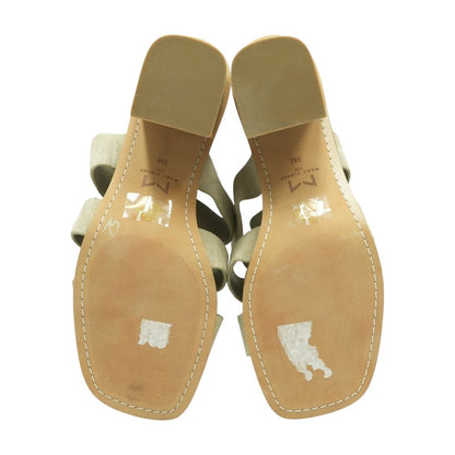 Beige Block Heels