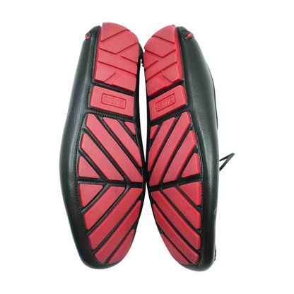 Black Slip-On Casual Shoes