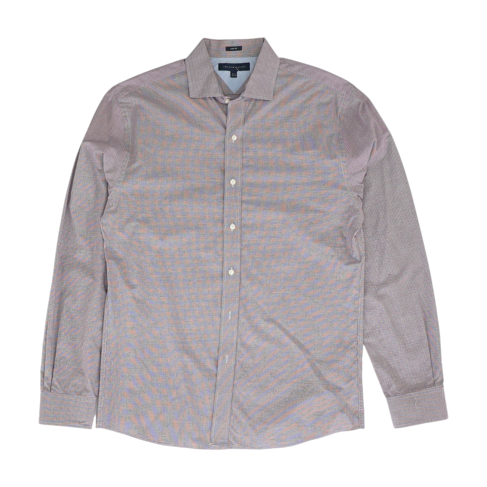 Red Check Long Sleeve Button Down