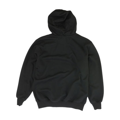 Black Solid Hoodie Pullover