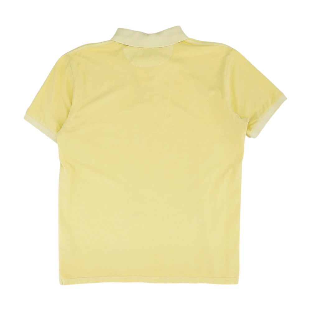 Yellow Solid Short Sleeve Polo