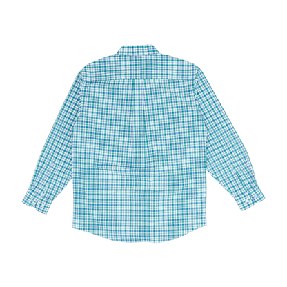 Multi Plaid Long Sleeve Button Down