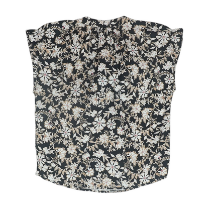 Black Floral Blouse