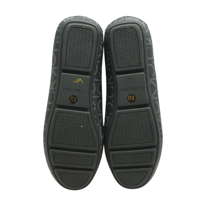 Black Slip-On Flats