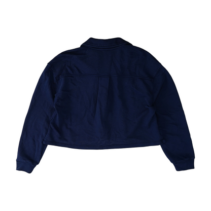 Navy Flannel Button Down