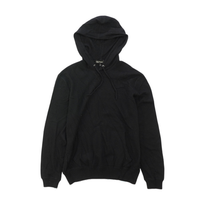 Black Solid Pullover Sweater