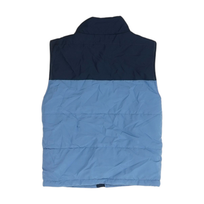 Blue Color Block Vest