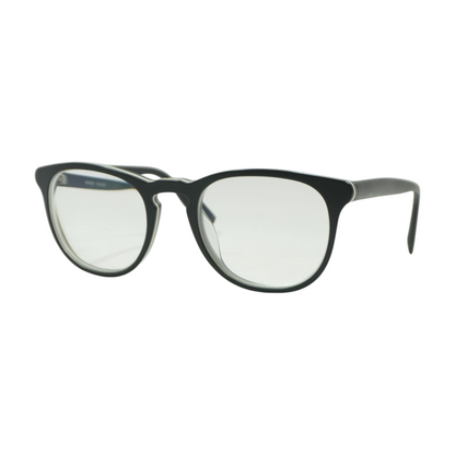 Black Baker 103 Round Prescription Eyewear