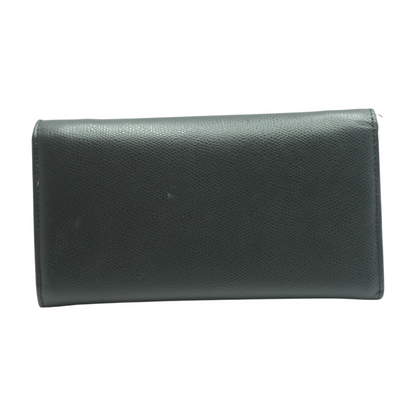 Nicola Leather Crossbody Wallet on Chain in Black