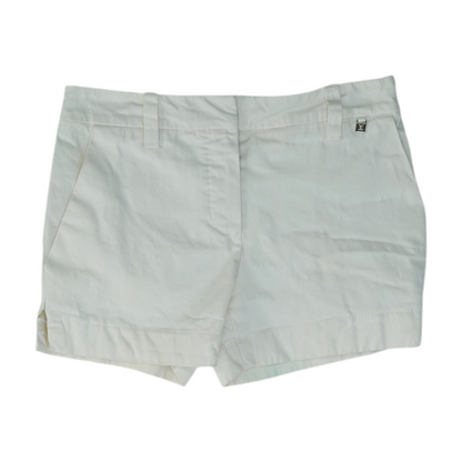 Ivory Solid Chino Shorts