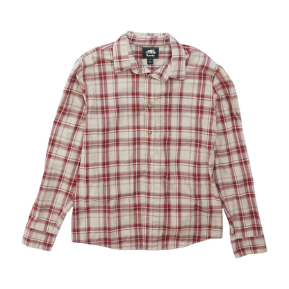 Red Plaid Flannel Button Down